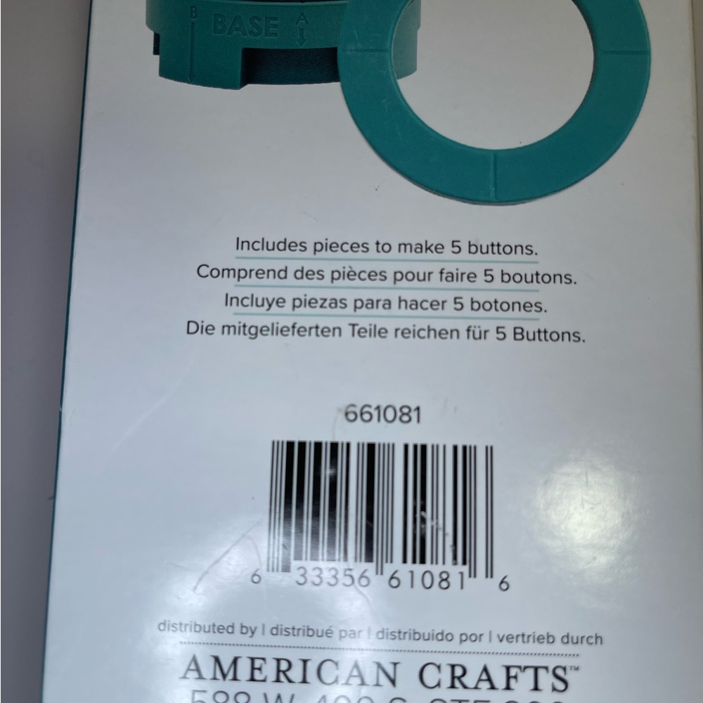 We R Memory Keepers Button Press Inserts-Large (58mm) new - Picture 6 of 6